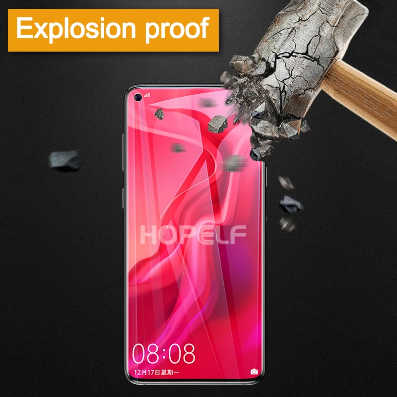 Защитное стекло для Huawei Nova 4 3i полное покрытие изогнутое экрана | Мобильные