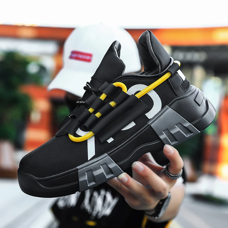 Sneakers Hot Adult Casual Shoes Men Lace-up Comfortable Fashion Hombre Zapatos Casuales Breathable Non-slip Large Size 39-45 | Обувь
