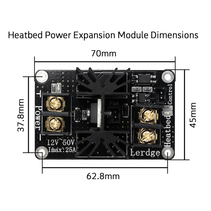 Add-on Heated Bed Power Expansion Module Hot bed High MOS Tube with Cable For Anet A8 A6 A2 Ramps 1.4 | Компьютеры и офис