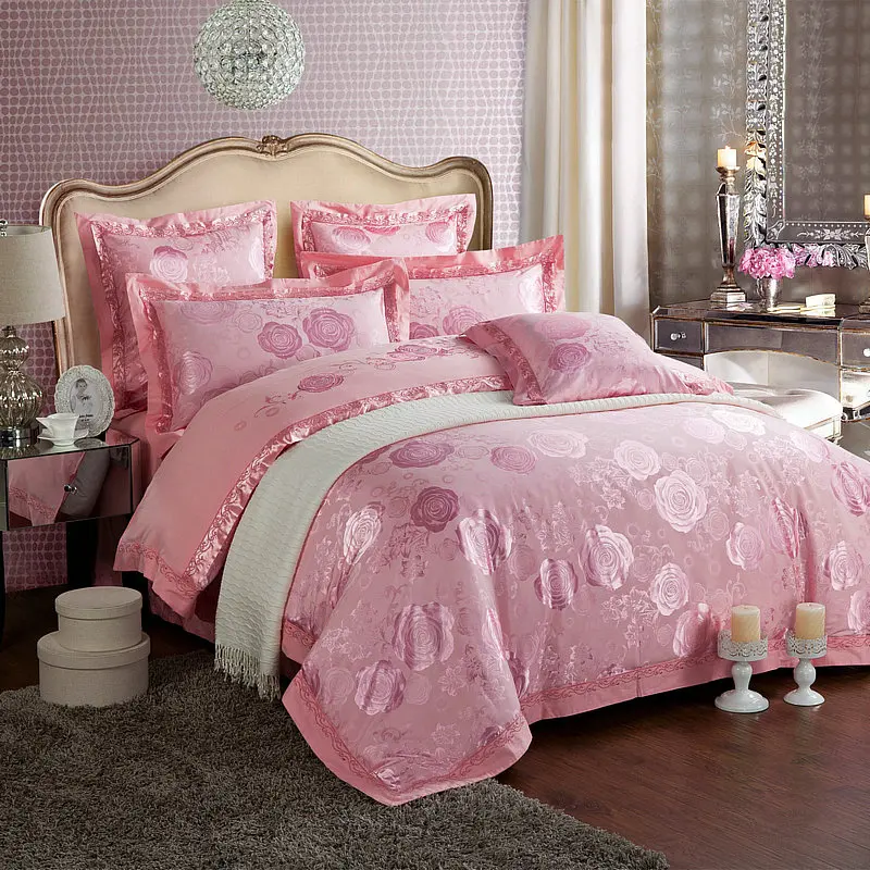 Комплект постельного белья из шелка и сатина 4/6 шт.|bedspreads duvets|king queen sizebedding set king |