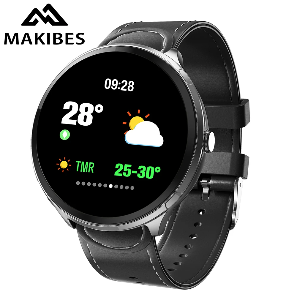 Мужские Смарт часы Makibes T4 pro 1 3 дюйма водонепроницаемые упрочненные стеклянные с