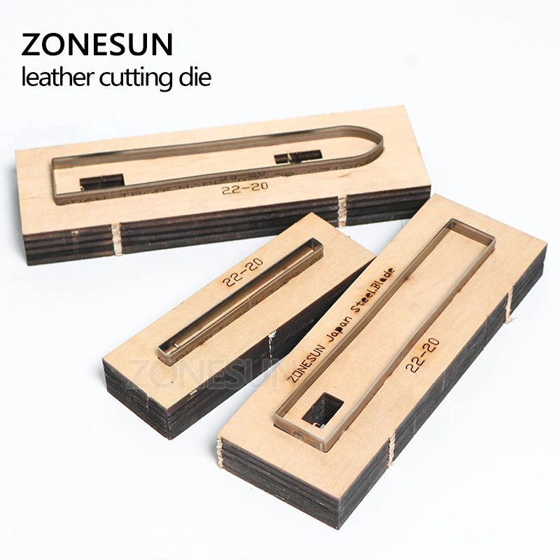ZONESUN 22 20 заказной кожаный режущий штампованный DIY ремесло поставка ремешок для