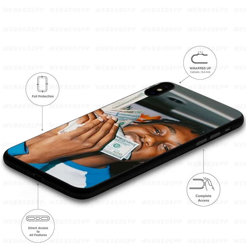 WEBBEDEPP Lil Tjay Rap Рэппер мягкий чехол для Samsung Galaxy S10 S10e S9 S8 Plus S7 S6 Edge &amp J6 2018 Note 10 9 8 |