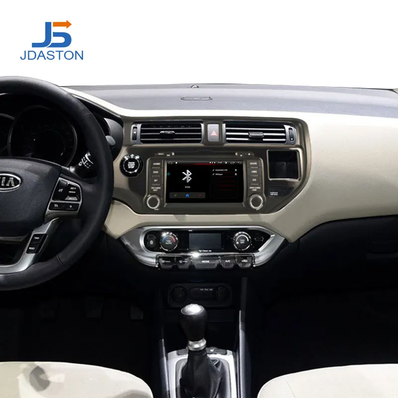 JDASTON Android 8,1 штатную DVD плеер для KIA Rio K3 2012 2013 2 Din Автомагнитолы gps навигации стерео WI-FI RDS