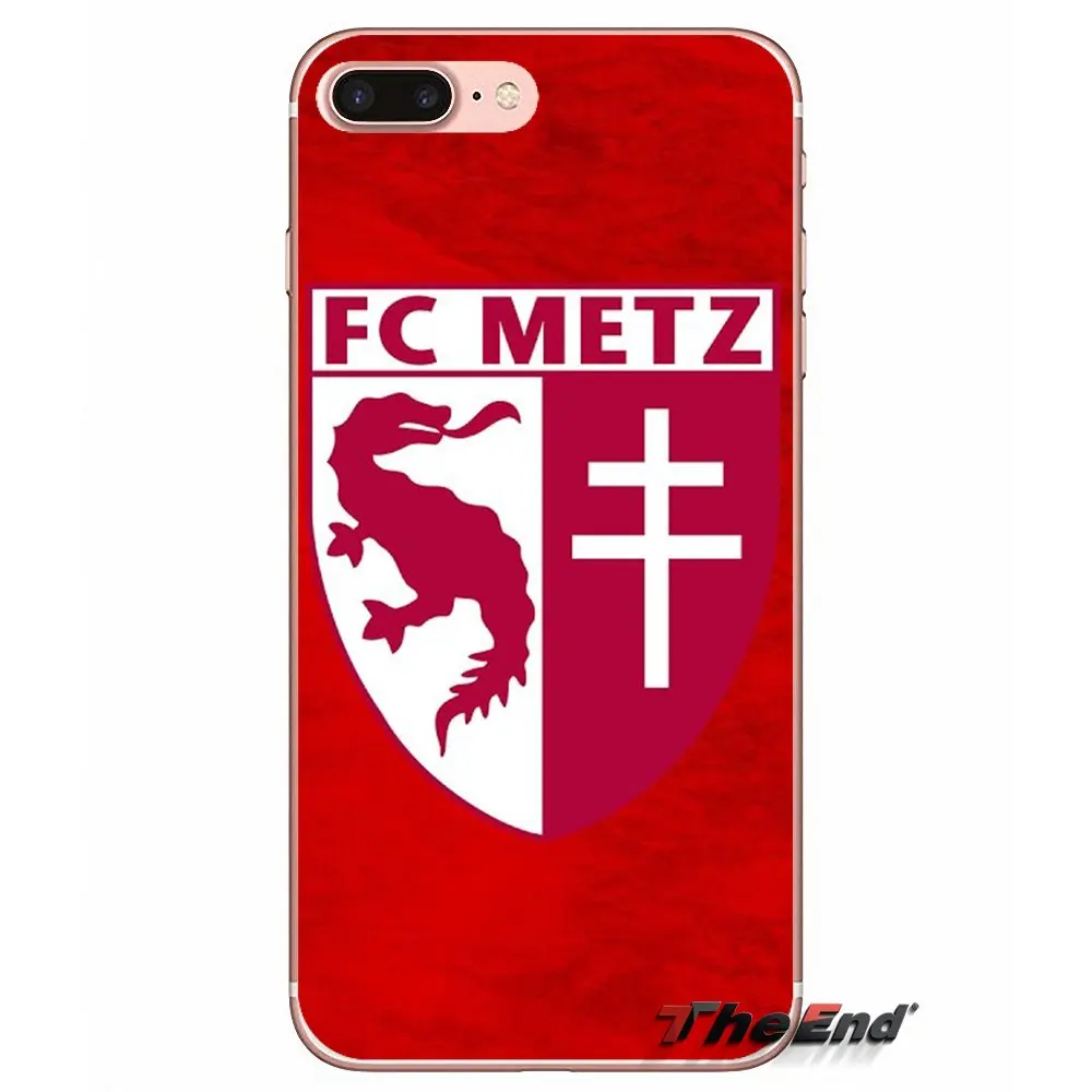 Чехол с логотипом для Huawei G7 G8 Ascend P7 P8 P9 Lite Honor 4C 5X 5C 6X Mate 7 8 9 Y3 Y5 Y6 II Pro FC Metz Ligue 2 Lorraine