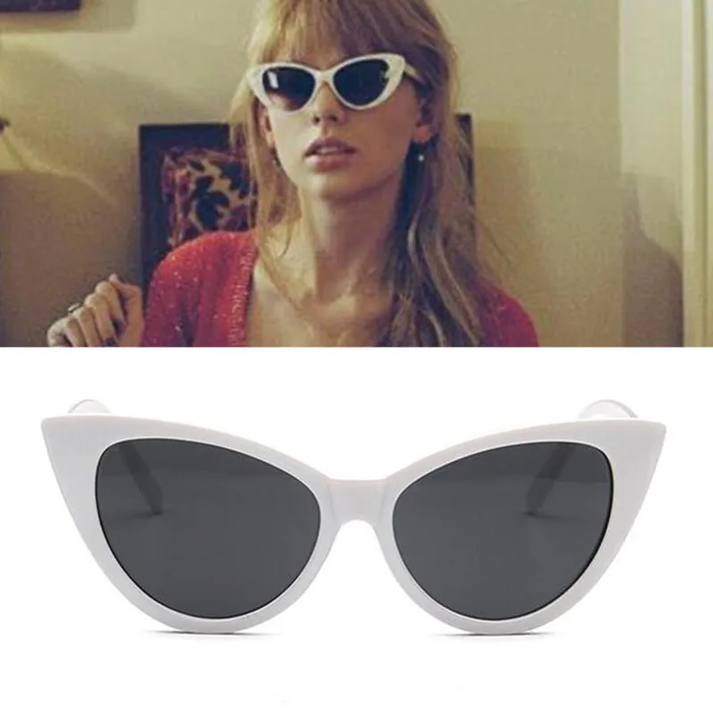 Женские Винтажные Солнцезащитные очки кошачий глаз ретро с полной оправой Rx