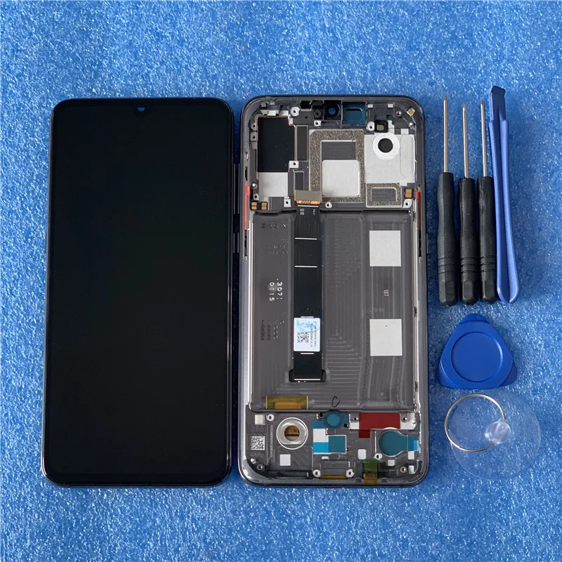 Axisinternational AMOLED ЖК-рамка для 6,3" Xiao mi 9 mi 9 mi 9 ЖК-дисплей с рамкой+ сенсорная панель дигитайзер