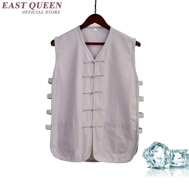 

Traditional chinese clothing for men male Chinese mandarin collar shirt blouse wushu kung fu outfit China shirt tops KK1530