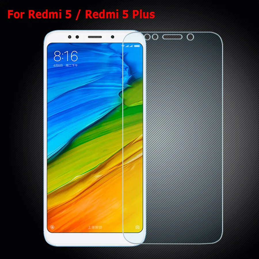 Защитное стекло для Xiaomi Redmi 5 Plus закаленное на Защитная пленка экрана|Защитные