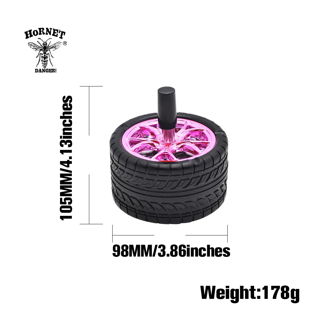 HORNET креативная резиновая автомобильная пепельница в виде шины пресс роторный