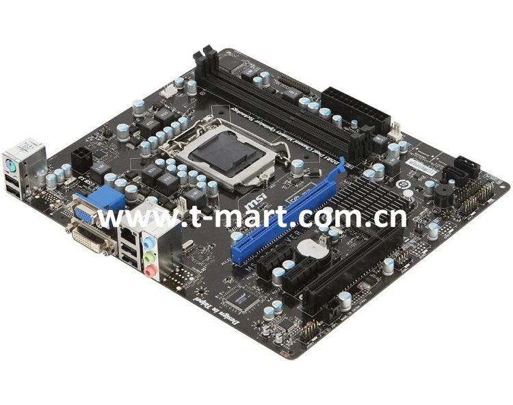 MSI H61M-P33 (B3) LGA1155 DDR3 H61 настольная материнская плата полностью протестирована |