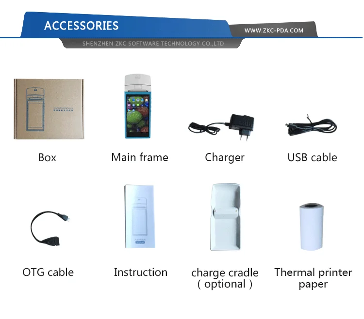 Pos-система со встроенным 58 мм портативным принтером и NFC/gps/wifi для POS платежного терминала