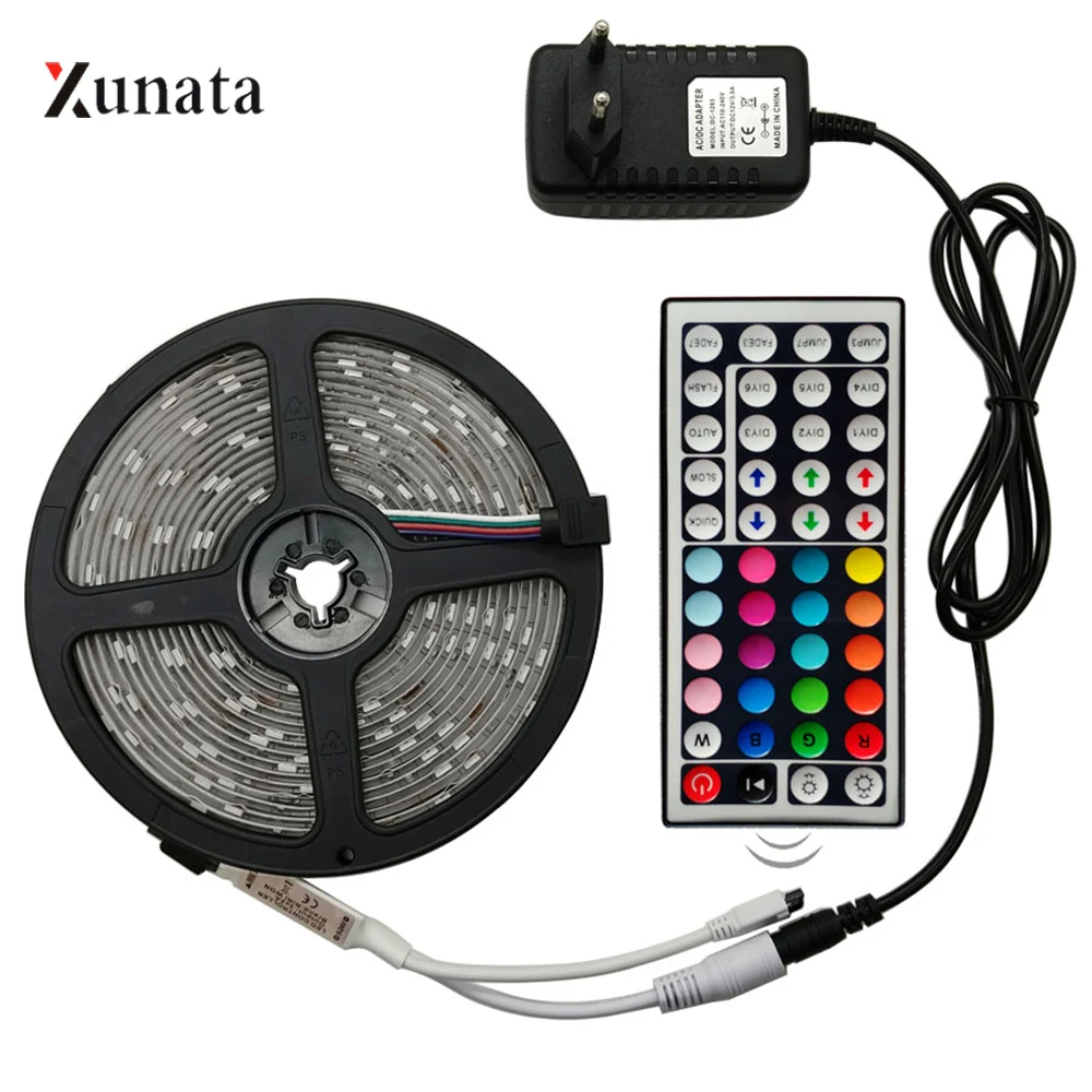 Светодиодная лента SMD2835 гибкая Водонепроницаемая LED полоска для декорирования RGB