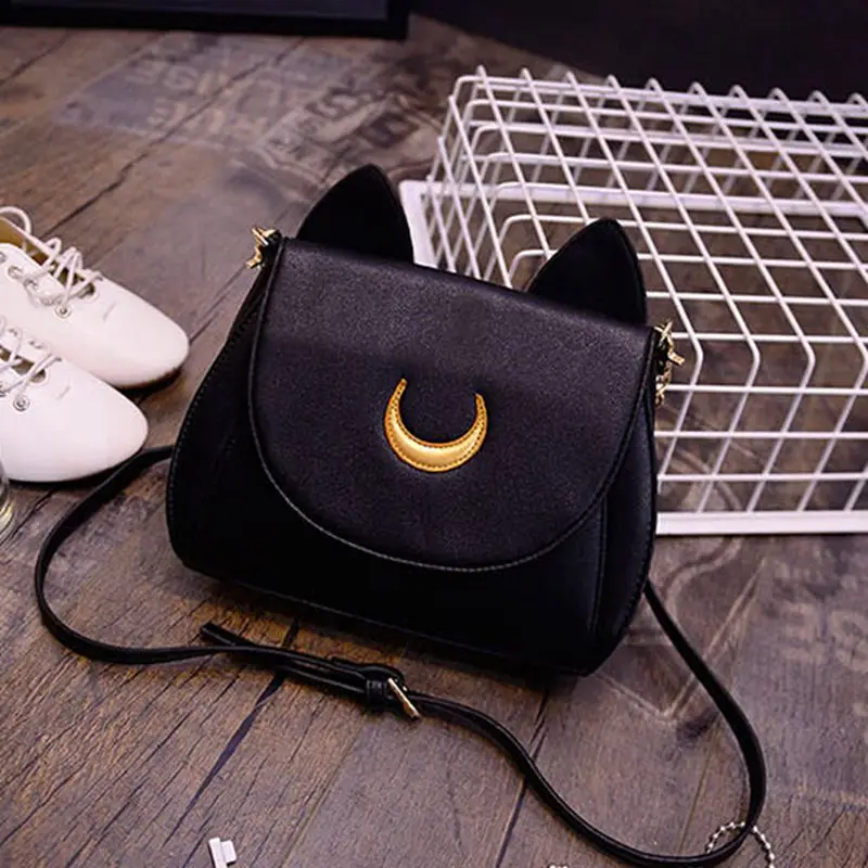 Женская кожаная сумка через плечо с цепочкой черная белая весенняя 2019 | Багаж и