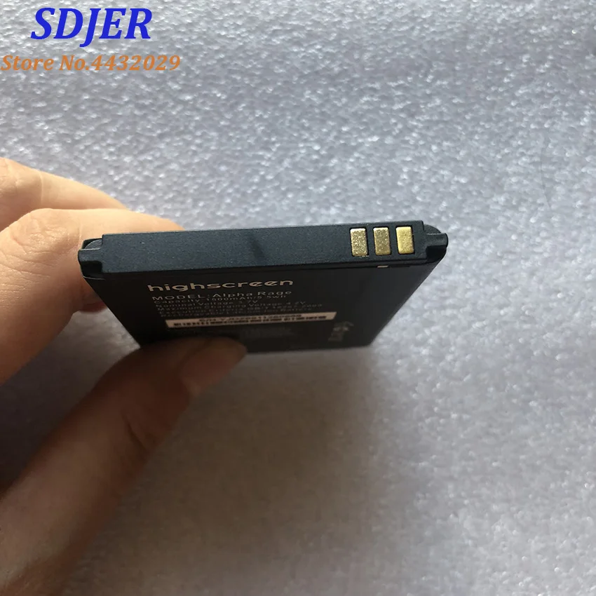 Высокое качество оригинал для Highscreen Alpha Rage батареи сотовые телефоны аккумуляторы