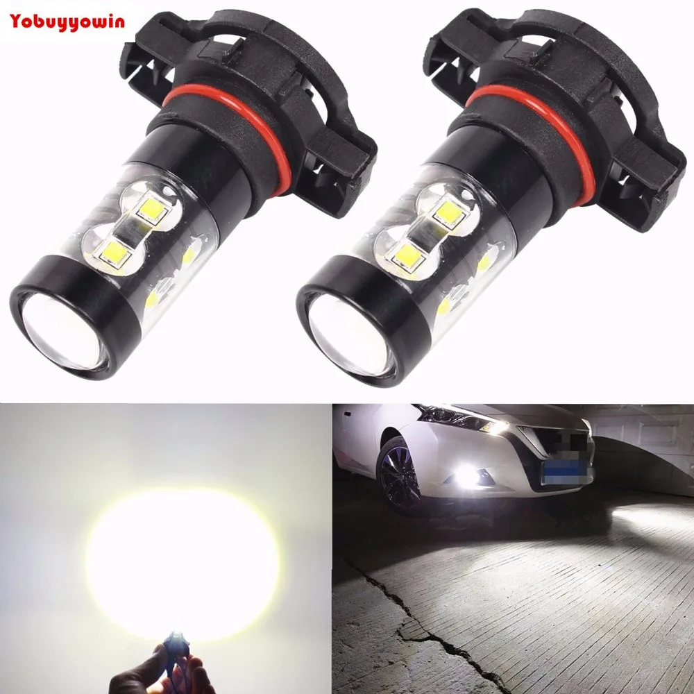 

Extremely Super Bright High Power 50W CREE LED CHIPS 5202 H16 Type 1 White LED Lights Bulbs for Fog Light Lamps Replacement