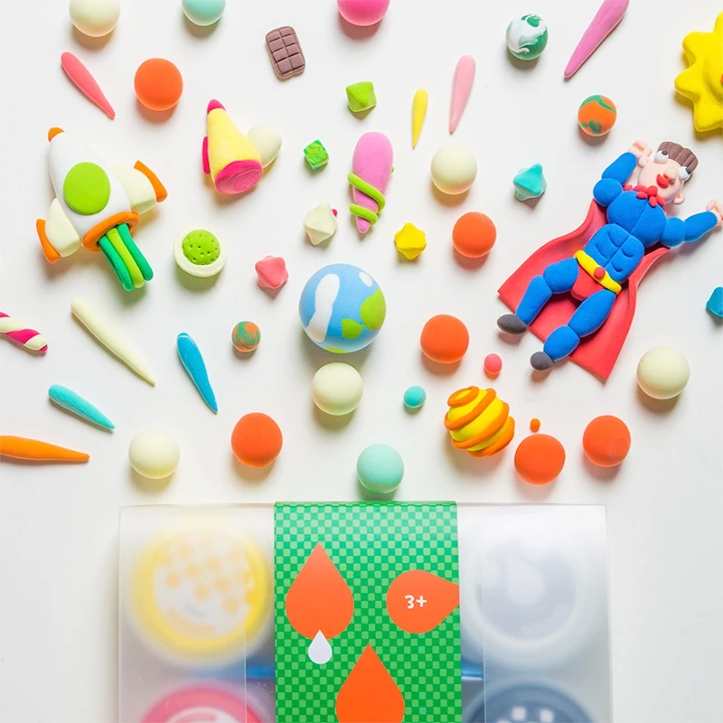 Robud ультра легкая глина Пластилин Нетоксичная красочная ручной работы грязь 6