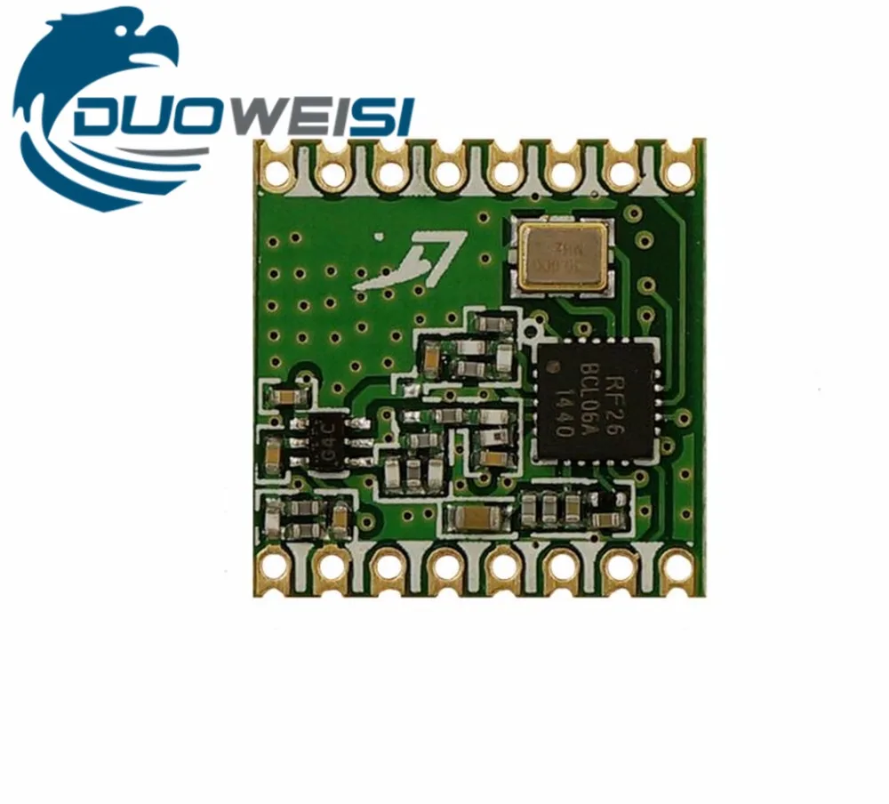 RFM26 | RFM26W Модуль беспроводного трансивера FSK 433 МГц 868 915 Умный дом SI4463 1500 м