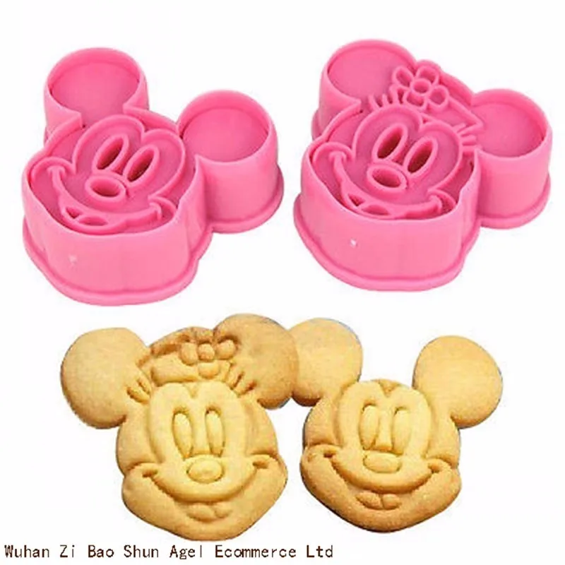2 шт. Микки Минни мышь печенье с помадкой формы для бисквита набор инструментов