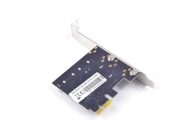 PCIe к 2 порту SATA2.0 Raid контроллер карты SIL3132 чипсет для Silicon RAID 0 1 | Компьютеры и офис