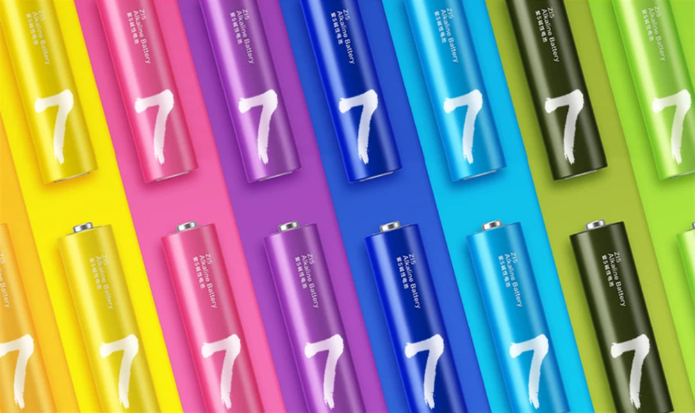 10 шт./лот AAA щелочная батарея Xiaomi Радужный одноразовый комплект аккумуляторов для камеры мышь Клавиатура Контроллер автомобильные игрушки