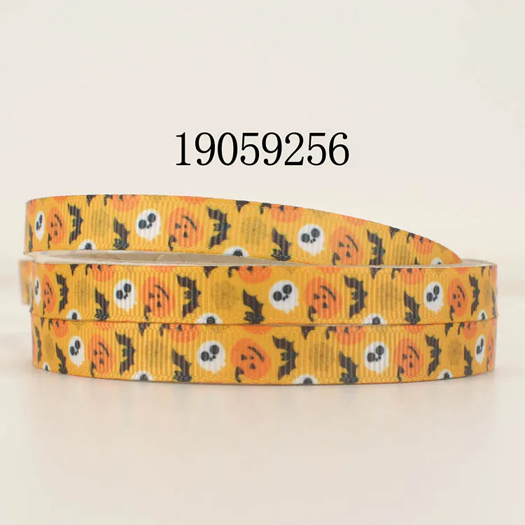 10/50/100 ярдов новый 3/8 &quot9 мм Happy лента для Хэллоуина корсажная с рисунком рисунками