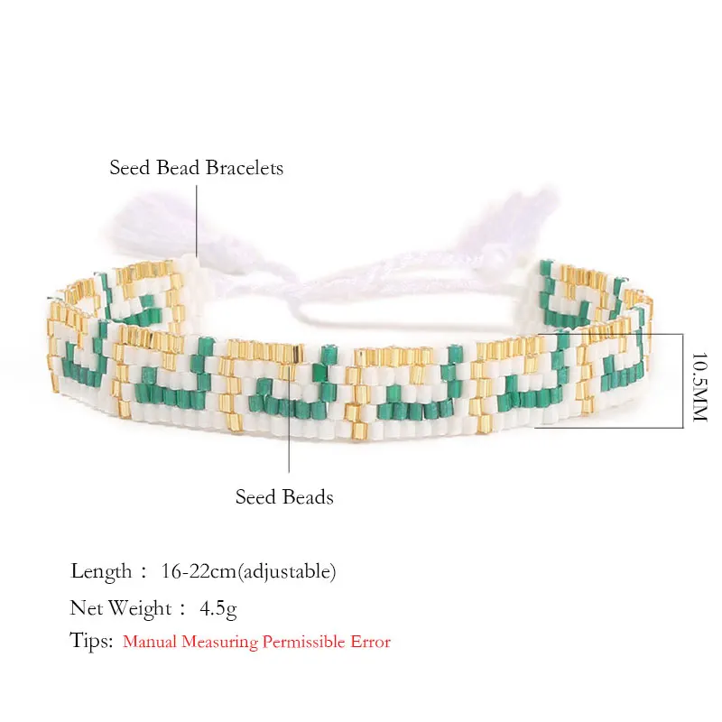 

SHINUSBOHO Wave Pattern Charm Pulseras Men Miyuki Bracelet Bangle Women Lucky Gift Friendship Jewelry Lace-up Tassel Bracelet