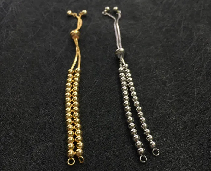 Круглые круглые шарики 4 мм металлический коннектор цепь Аксессуары для