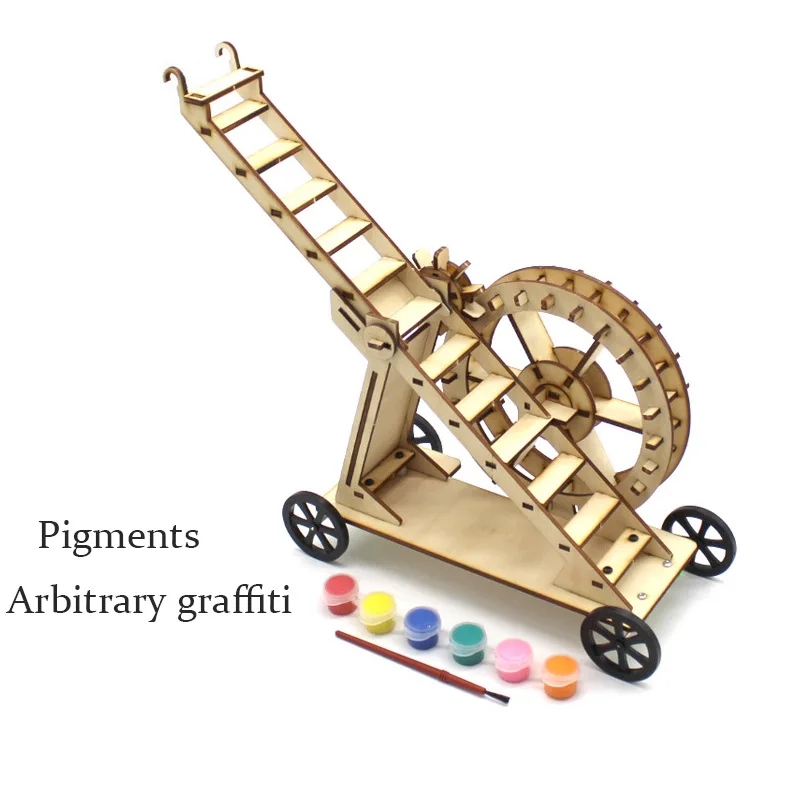 Креативный DIY 3D Деревянный stepladder строительный пазл игра сборка игрушка подарок