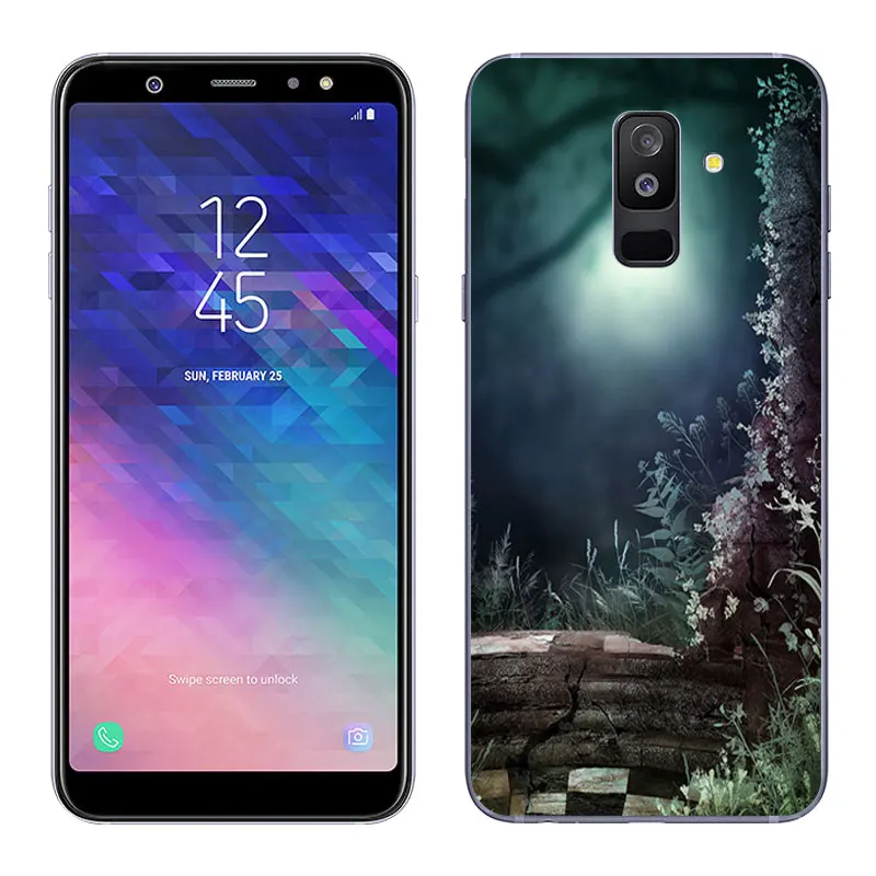 Чехол для телефона Samsung Galaxy A6 + (2018) прозрачные гелевые Чехлы аэрокосмический