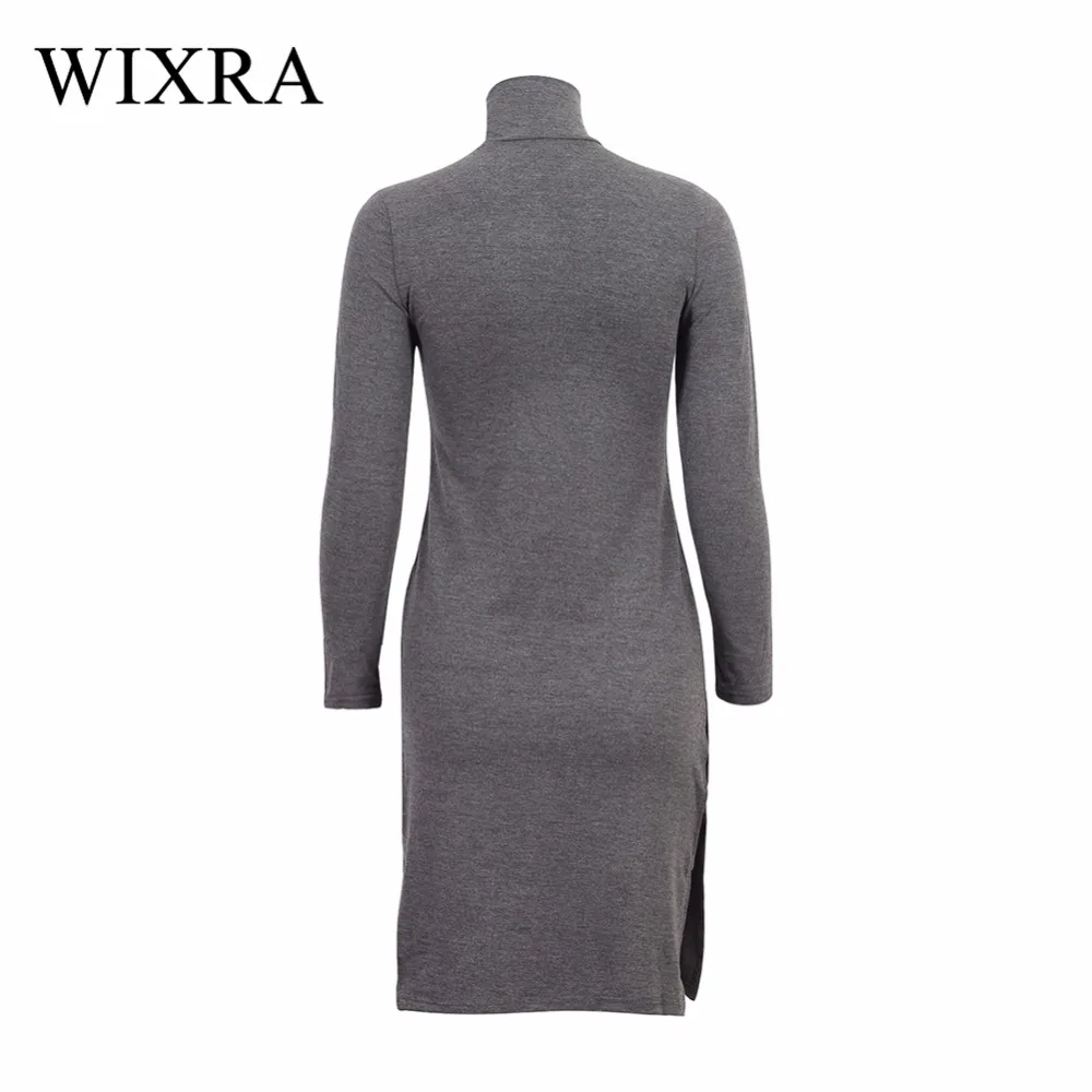 Женское трикотажное платье водолазка из хлопка с длинным рукавом|turtleneck dress|bodycon