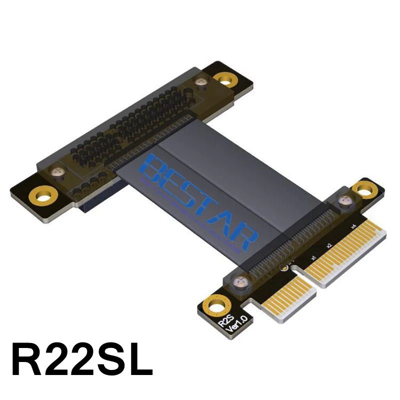 Riser PCI E 3 0 pcie 4x male к x4 4 pcie3.0 female левый Gen3.0 Express card graphics кабельный удлинитель|pcie 4x|riser