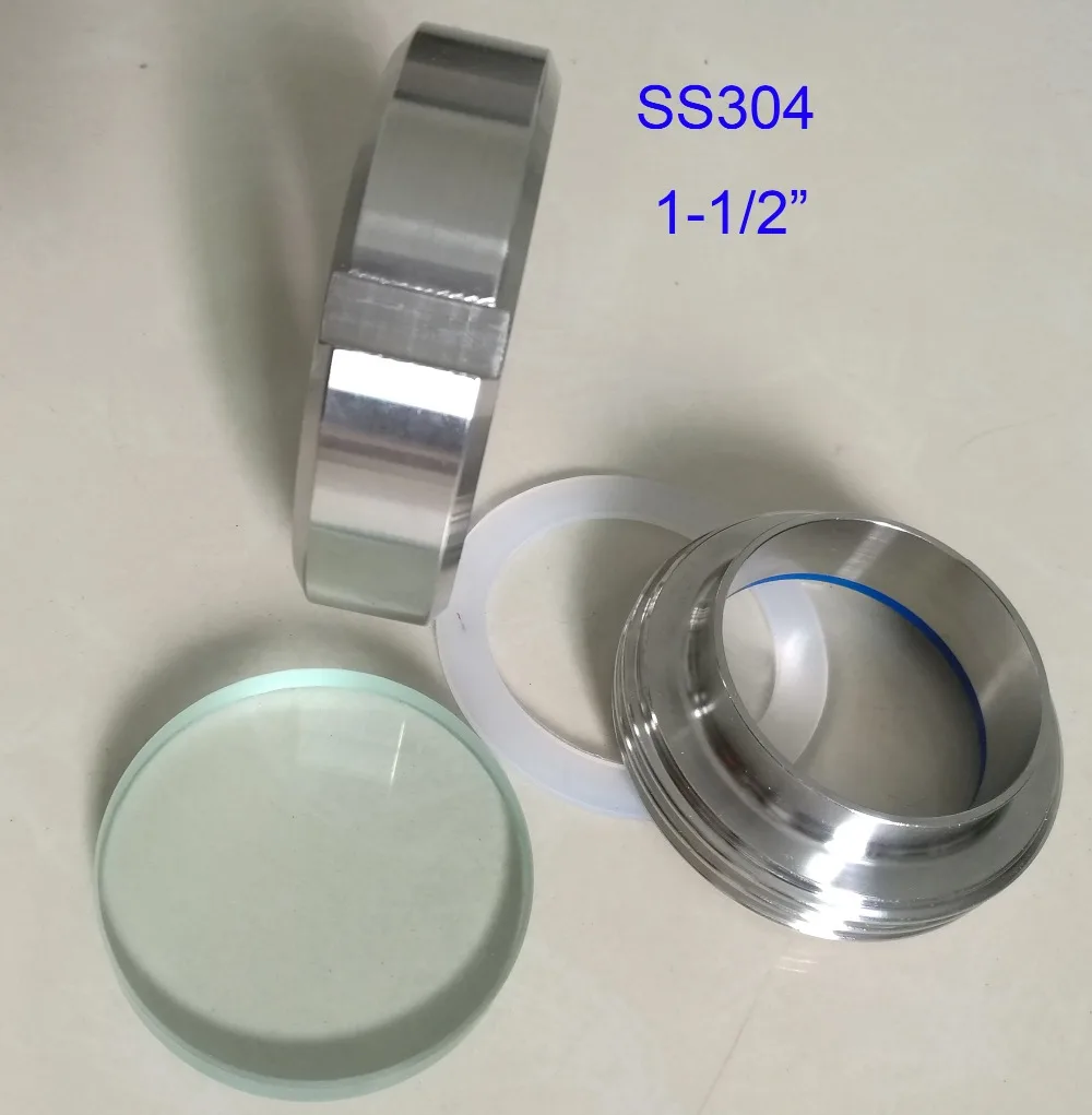 Смотровое стекло для санитарной сварки из нержавеющей стали SS304 1-1/2 дюйма 38 мм |