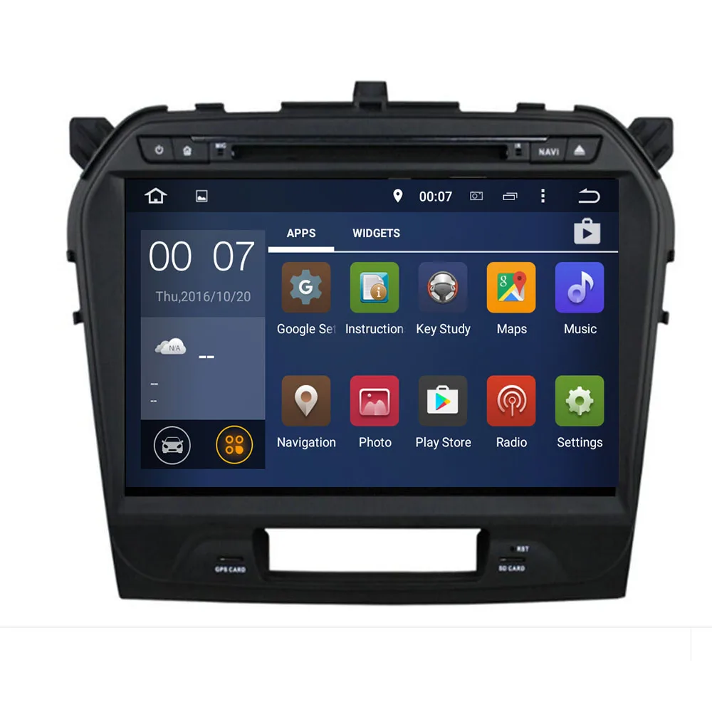 IPS Android 10 8 core 4G + 32 gom Автомобильный GPS 2 DIN dvd плеер для SUZUKI GRAND VITARA 2015 2020 Радио стерео