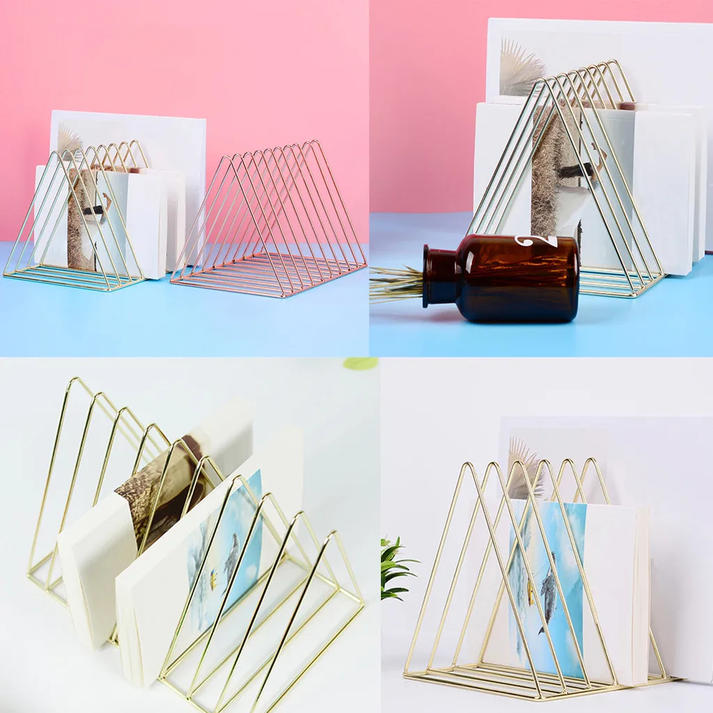 9 Сетки настольные железная книжная полка для хранения файлов стойки журналы