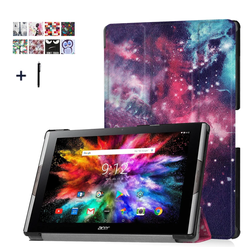Чехол для Acer Iconia A3 A50 10 1 дюймов планшет флип чехол 3 раза искусственная кожа Fundas Shell