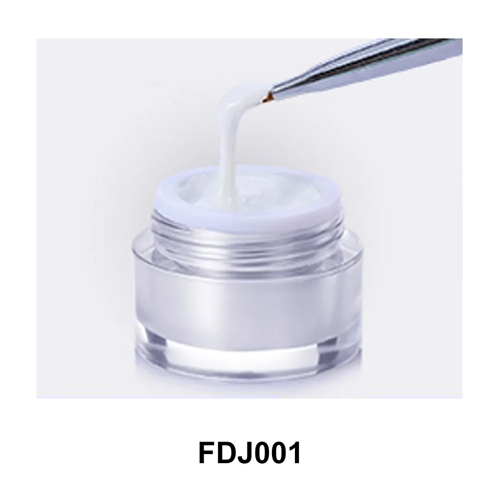 1pcs FDJ001 MIZHSE Профессиональный замочить от 3D резьба УФ гель лак глина Пластилин выбивает краска моделирования 4D скульптура жесткий дизайн ногтей - Цвет: 1pcs FDJ001