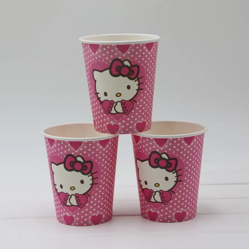 81 шт./компл. мультфильм Hello Kitty тематических вечеринок украшения Наборы