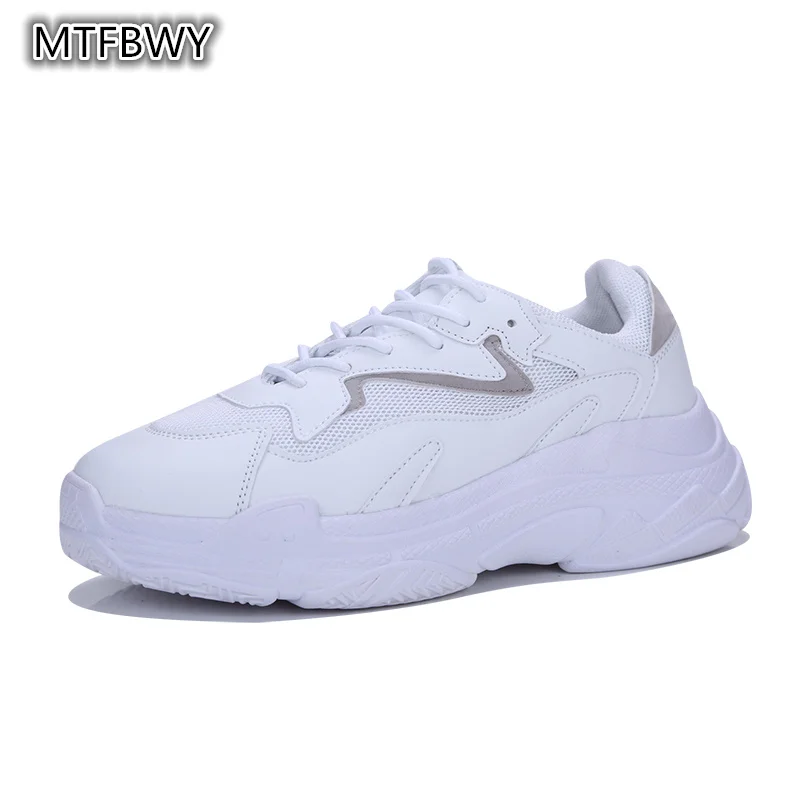Для мужчин кроссовки черный белый цвет дышащая Мужская обувь Lace up Sneaker для