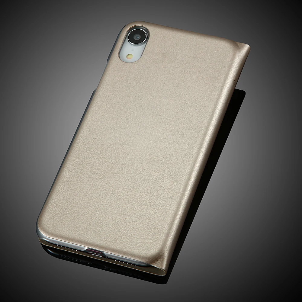 Для iPhone XS XR XS Max новейший грязеотталкивающий Роскошный чехол из искусственной кожи чехол-книжка для телефона чехол с окошком для просмотра s