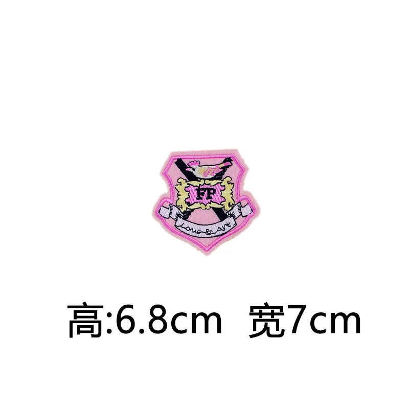 Милые розовые Пластыри для девочек с сердечками губами язычками утюгом или