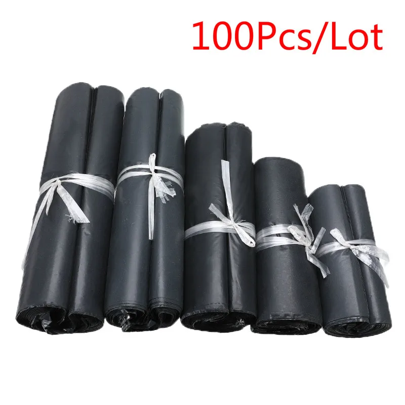 100 шт. пластиковые пакеты конверты для почтовых отправлений|Бумажные конверты| |
