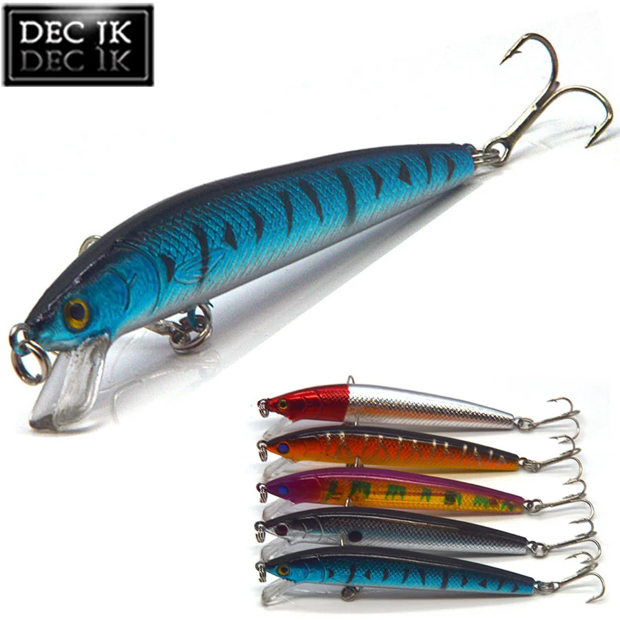 5 шт. пластиковая жесткая рыболовная приманка форель коленчатые приманки Гольян