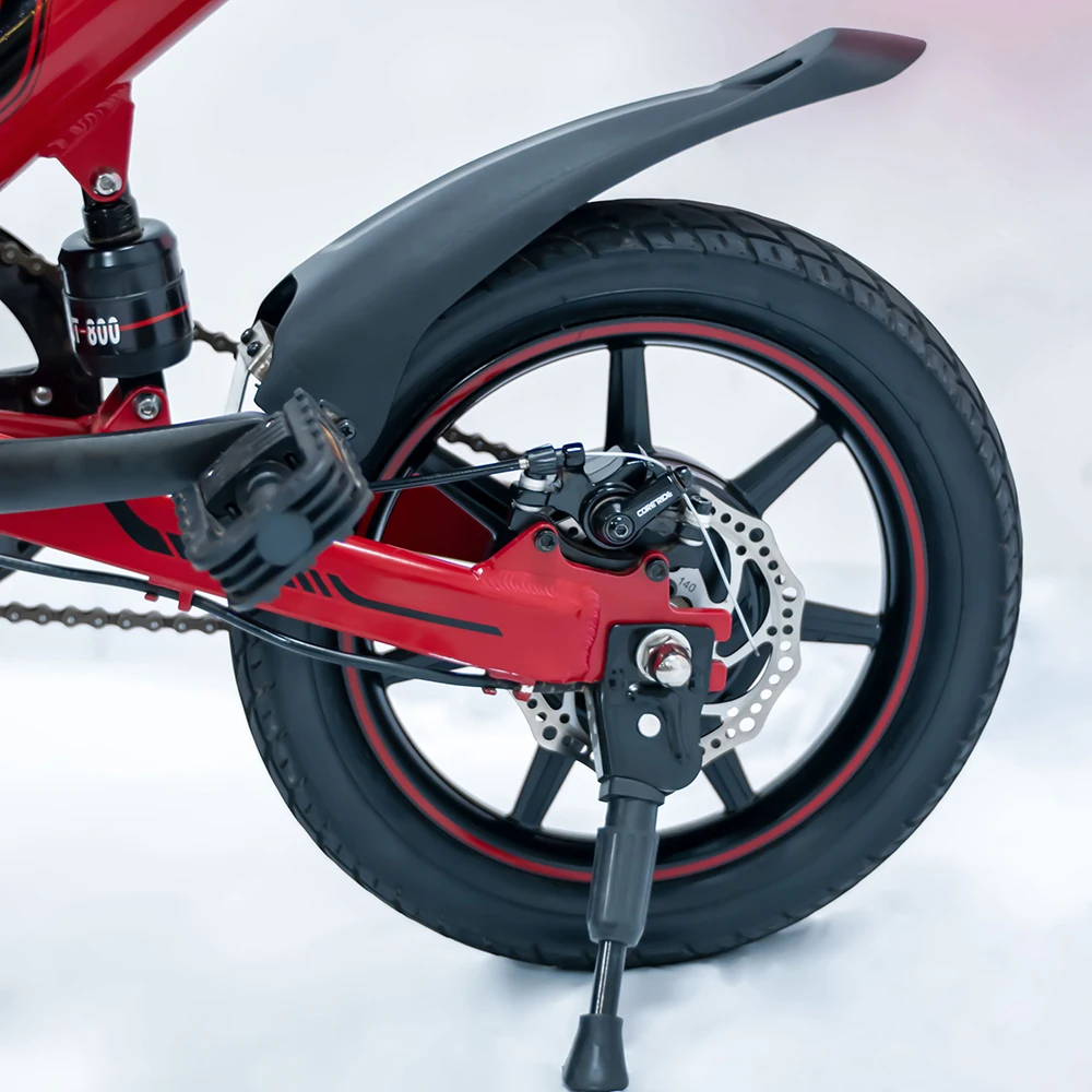 Y2 48V 7.5Ah Smart E Bike 400W Складная задняя подвеска дисковый тормоз Mini складной