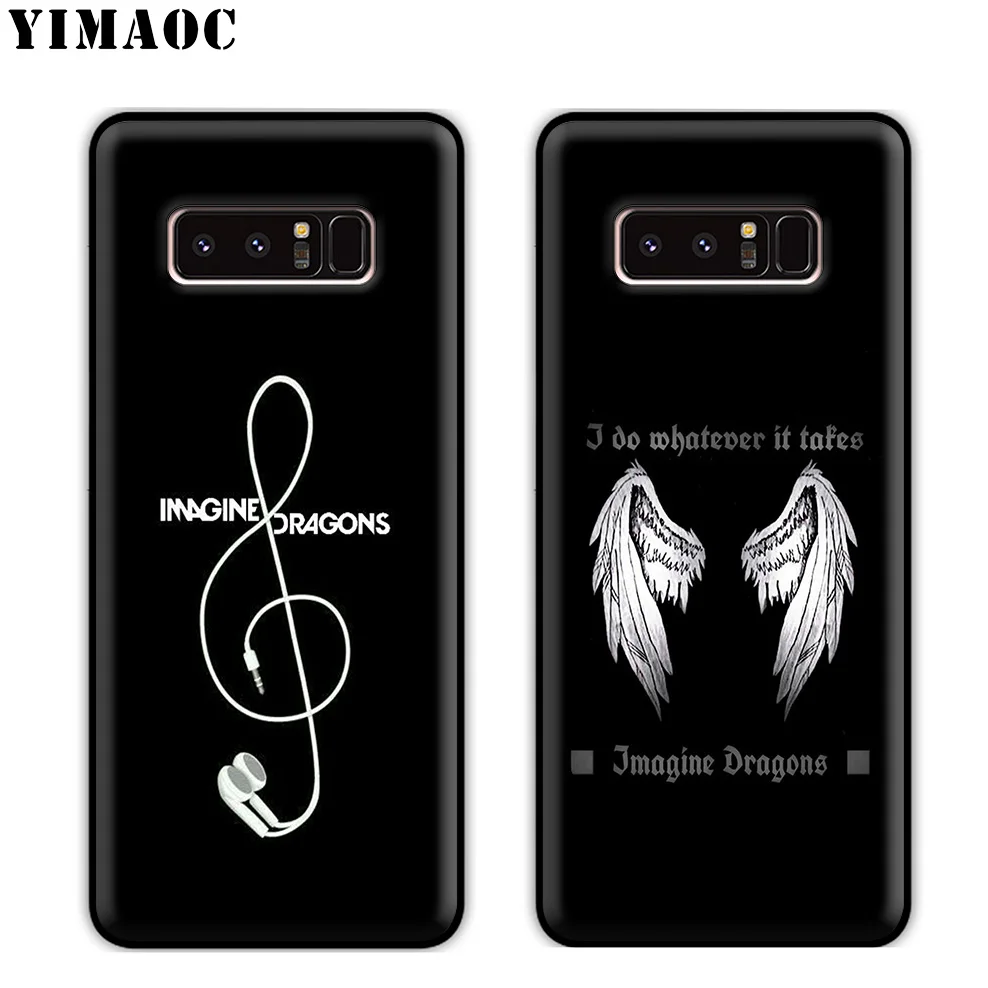 YIMAOC Imagine Dragons Rock Soft Silicone Case for Samsung Galaxy Note 10 Plus 9 8 A9 A8 A6 2018 A5 A3 2017 2016 |