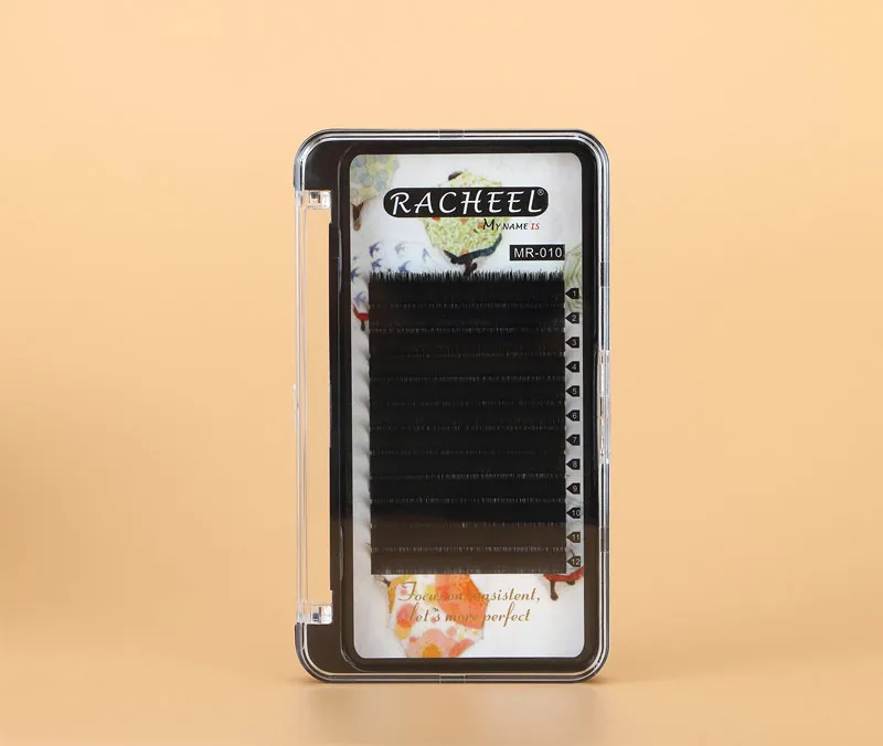 

Накладные ресницы Racheel, 12 рядов, 100% °C, объем, Натуральные Искусственные ресницы, корейская мода