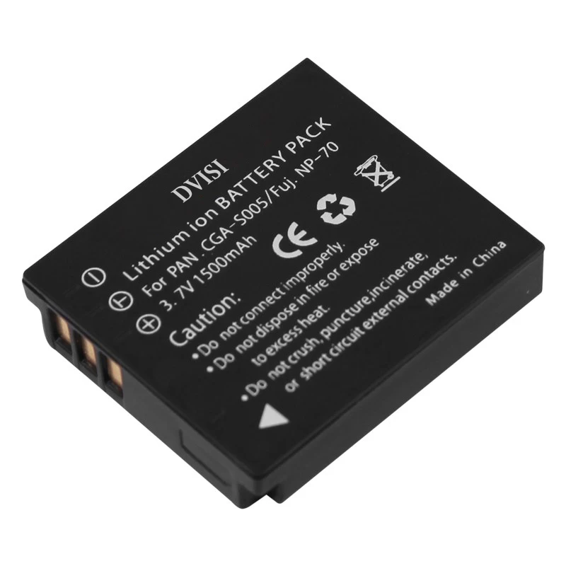 

Аккумулятор для Panasonic Lumix CGA-S005E DMW-BCC12 LX3 FS1 FS2 FX01 FX07, Ач