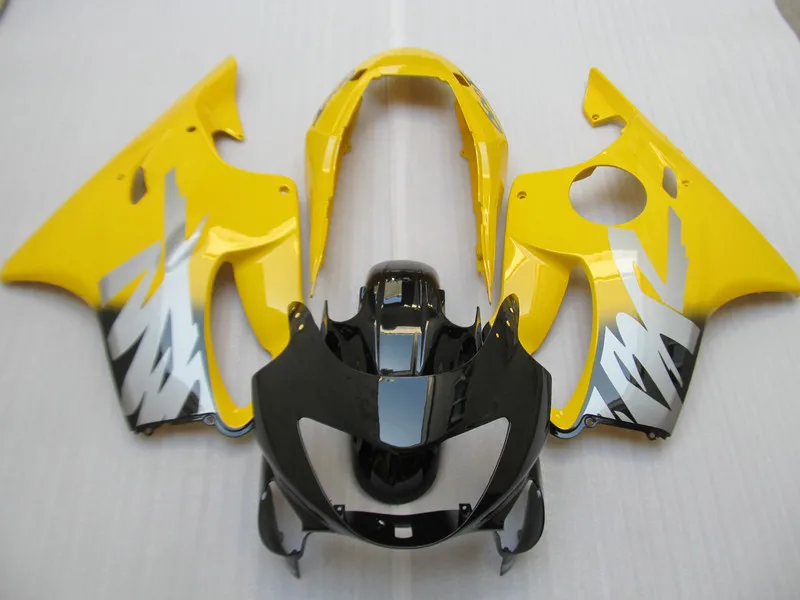 Комплект обтекателей под давлением для CBR600F4 99 00 CBR600 F4 1999 2000 CBR 600 ABS желто черные