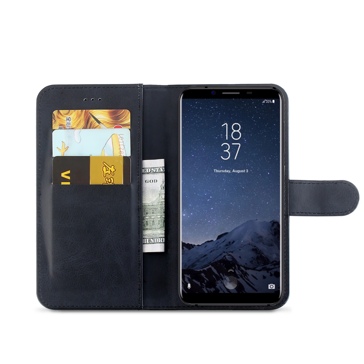 Ocolor для HOMTOM S8 HT50 чехол из искусственной кожи с защелкой Бумажник Защитная крышка