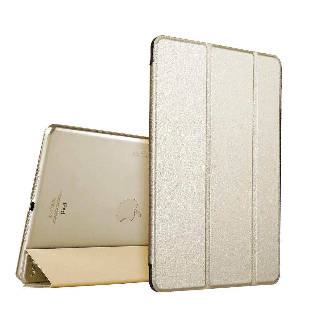 Чехол для iPad воздуха, ESR ура Цвет PU прозрачная задняя Ultra Slim Light Вес Trifold Смарт чехол для iPad воздуха/5